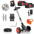 Cordless Grass Trimmer with 2 batteries / Wireless Lawn mower - BAS Kuwait Bab Al Saif 