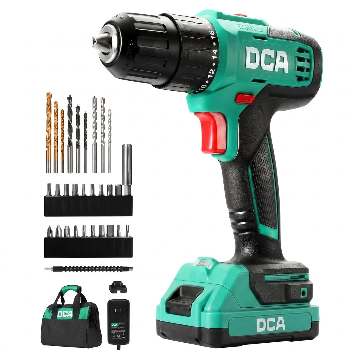 Cordless Hammer Drill 20V DCA BRAND - BAS Kuwait Bab Al Saif 