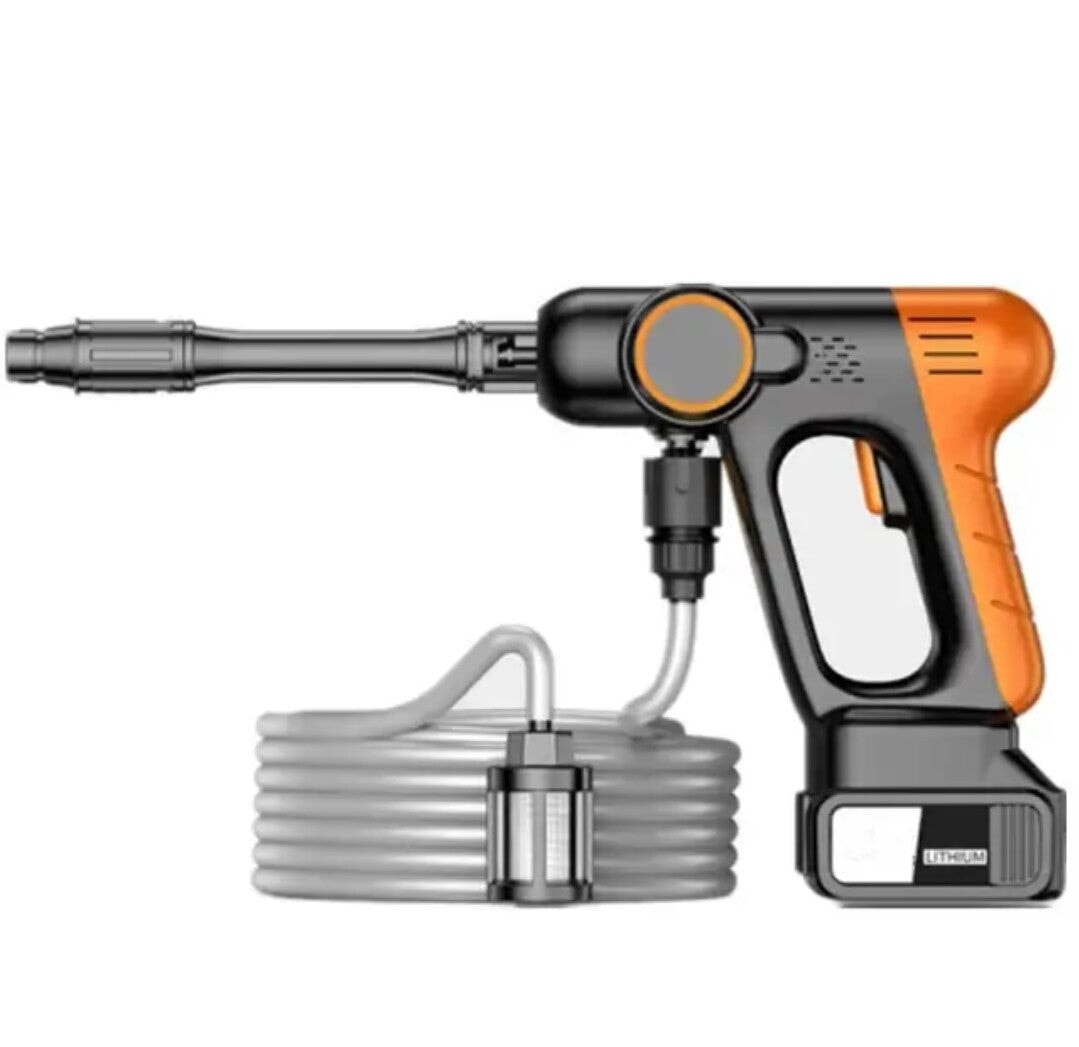 Cordless High Pressure Washer / Car Washer 20V - BAS Kuwait Bab Al Saif Orange 20 V 