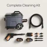 Cordless High Pressure Washer with Drum Trolley 21V - BAS Kuwait Bab Al Saif 
