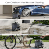 Cordless High Pressure Washer with Drum Trolley 21V - BAS Kuwait Bab Al Saif 