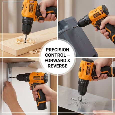 Cordless Impact Drill 16.8V With 2 Batteries DINGQI BRAND - BAS Kuwait Bab Al Saif 