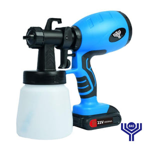 Cordless Spray Paint Gun 20 V with 2 batteries - BAS Kuwait Bab Al Saif Standard 21 V 