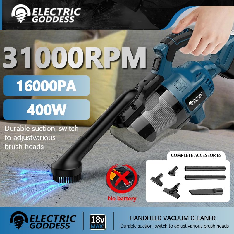 Cordless Vacuum Cleaner 20v with 2 batteries - BAS Kuwait Bab Al Saif 