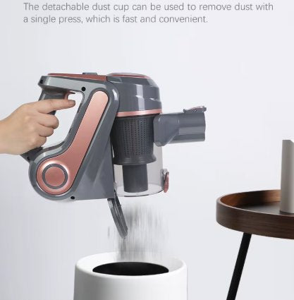 Cordless Vacuum Portable 130W High-Efficiency Handheld Stick 0.6L – Wireless Battery Vacuum Cleaner for Home | BAS Kuwait Bab Al Saif 