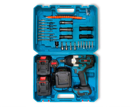 Cordless Wrench 1000 Nm 20v with 2 batteries BOSS BRAND - BAS Kuwait Bab Al Saif 
