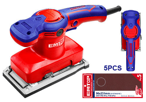 Finishing Sander 320W EMTOP BRAND - BAS Kuwait