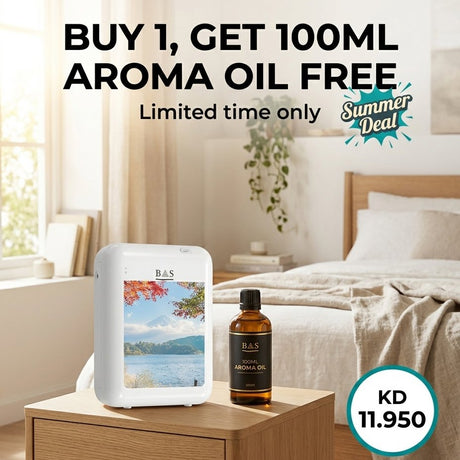 Diffuser Machine + 100ml Oil Free Bab Al Saif 