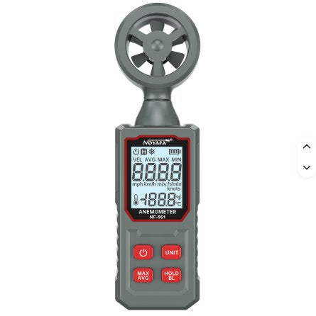 Digital Anemometer Mini Wind Speed Meter 60W - BAS Kuwait Bab Al Saif 