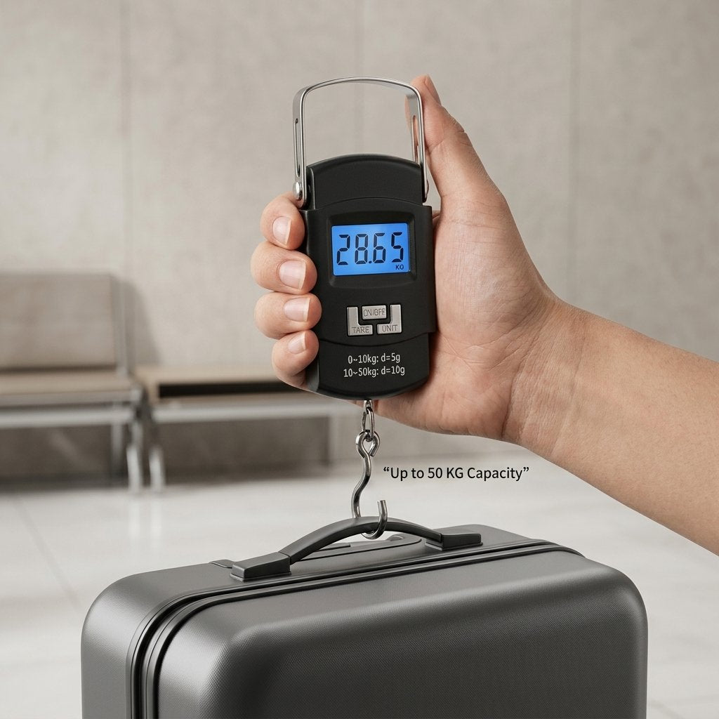 Digital Weight Scale for luggage 50 kg (3) - BAS Kuwait Bab Al Saif 