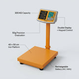 Double Display Platform Weight Scale 300KG DINGQI BRAND - BAS Kuwait Bab Al Saif 