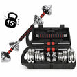 Dumbbell set 15kg - BAS kuwait Bab Al Saif 