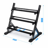 Dumbbells stand I 3 Tier Gym Weights rack 300kg Capacity - BAS Kuwait Bab Al Saif 
