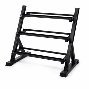 Dumbbells stand I 3 Tier Gym Weights rack 300kg Capacity - BAS Kuwait Bab Al Saif 