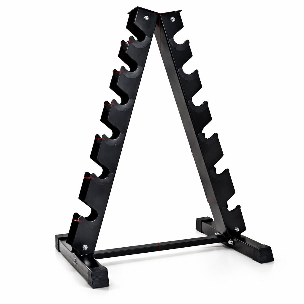 Dumbbells stand I 6 Pair Gym Weights rack 200Kg Capacity - BAS Kuwait Bab Al Saif 