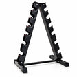 Dumbbells stand I 6 Pair Gym Weights rack 200Kg Capacity - BAS Kuwait Bab Al Saif 