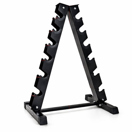 Dumbbells stand I 6 Pair Gym Weights rack 200Kg Capacity - BAS Kuwait Bab Al Saif 