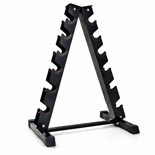Dumbbells stand I 6 Pair Gym Weights rack 200Kg Capacity - BAS Kuwait Bab Al Saif 