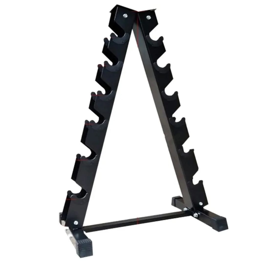 Dumbbells stand I 6 Pair Gym Weights rack 200Kg Capacity - BAS Kuwait Bab Al Saif Standard standard 