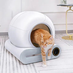 PAPIFEED Cat Dog Toilet Litter Box Smart Automatic Hygienic For Pet Cats 65L - BAS Kuwait