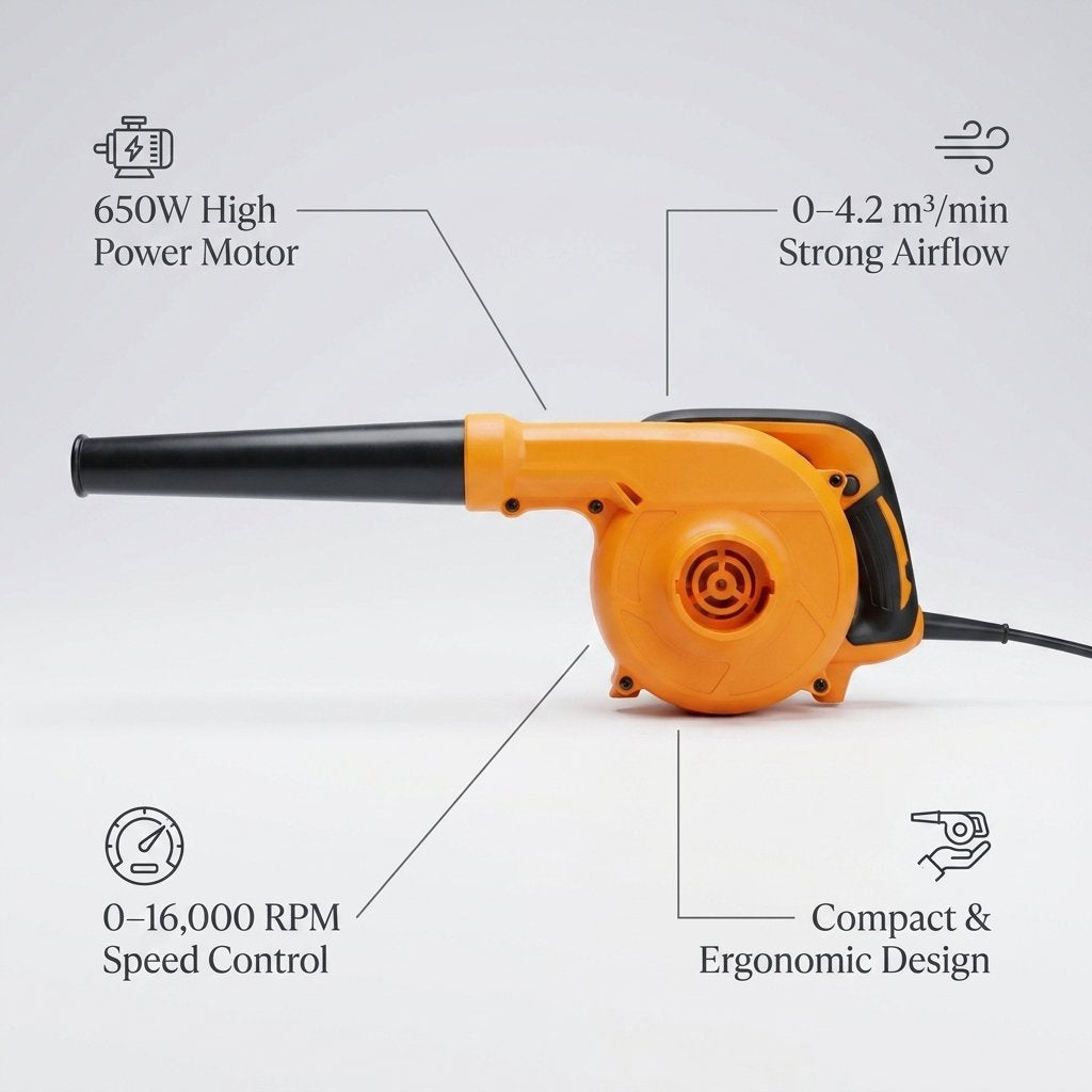 Electric Blower Machine 650W DINGQI BRAND - BAS Kuwait Bab Al Saif 