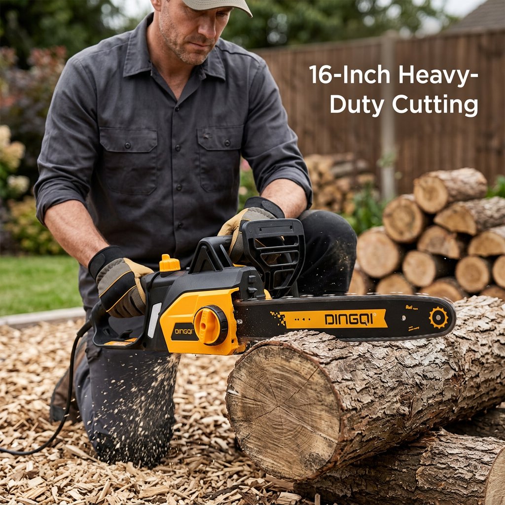 Electric Chain Saw 16" 1800W Dingqi Brand - BAS Kuwait Bab Al Saif 