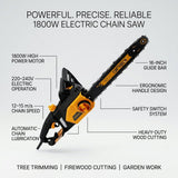 Electric Chain Saw 16" 1800W Dingqi Brand - BAS Kuwait Bab Al Saif 