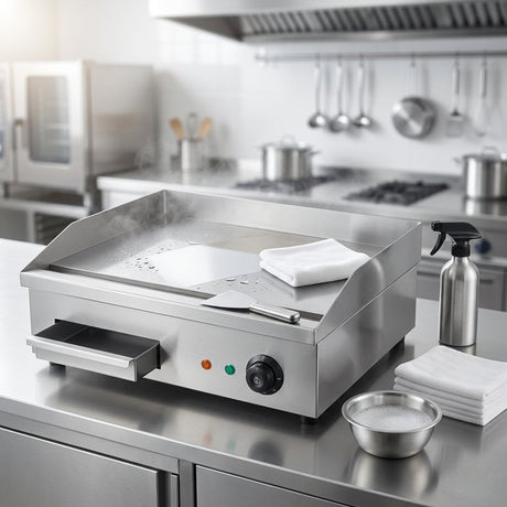 Electric Counter Top Grill Flat Iron 220V - BAS Kuwait Bab Al Saif 
