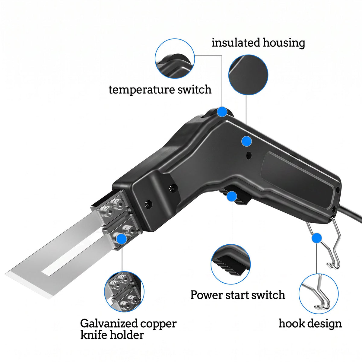 Electric Cutting Knife 300W - BAS Kuwait Bab Al Saif 