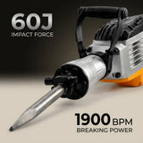 Electric Demolition Hammer Drill 1700W DINGQI BRAND - BAS Kuwait Bab Al Saif 