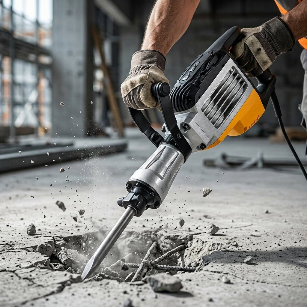 Electric Demolition Hammer Drill 1700W DINGQI BRAND - BAS Kuwait Bab Al Saif 