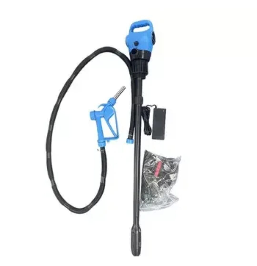 Electric Drum Pump Blue for Bio Diesel, Urea, & Chemicals and pesticides - BAS Kuwait Bab Al Saif Blue Standard 