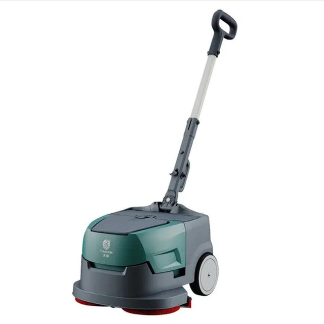 Electric Floor Scrubber Dryer Mopping machine I Cordless Double Brush mini Floor Scrubber - BAS Kuwait Bab Al Saif Green Standard 