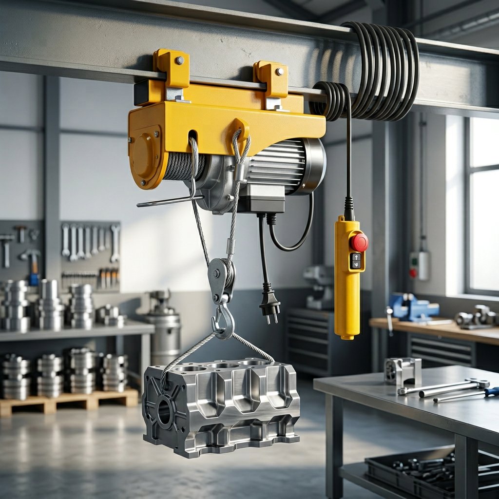 Electric Hoist 1050w DINGQI BRAND - BAS Kuwait Bab Al Saif 