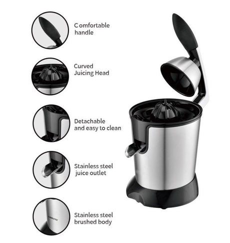Electric Juicer Press 350W 400ml for Orange Lemon - BAS Kuwait Bab Al Saif 