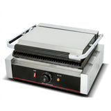 Electric Panini Grill Single Plate Full Flat 220V - BAS Kuwait Bab Al Saif 