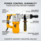 Electric Rotary Hammer 1150W DINGQI BRAND - BAS Kuwait Bab Al Saif 
