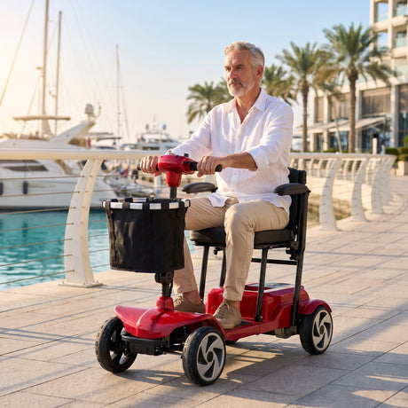 Electric Scooter Manual Folding - BAS Kuwait Bab Al Saif 
