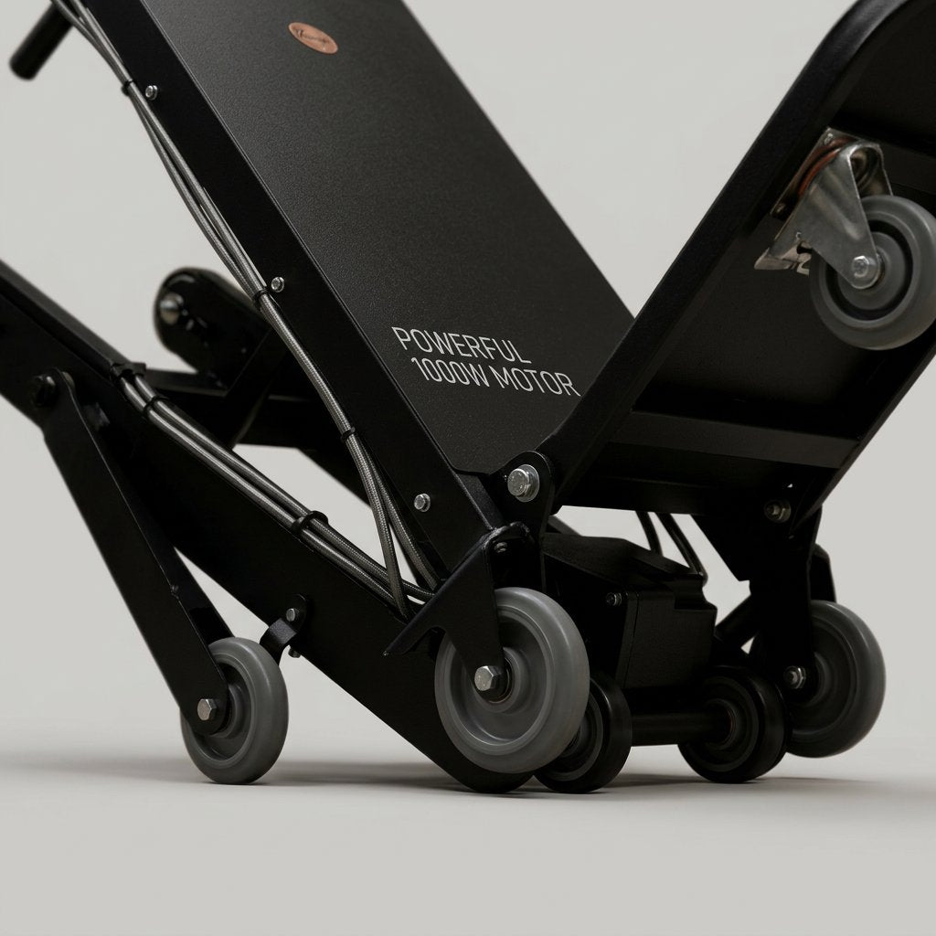 Electric stair climber trolley 400 kg capacity | Stair transport trolley - BAS Kuwait Bab Al Saif 