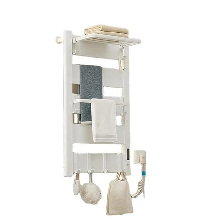 Electric Towel Cloth Drying Rack Rail Heater Hanger Wall Mounted - BAS Kuwait Bab Al Saif 
