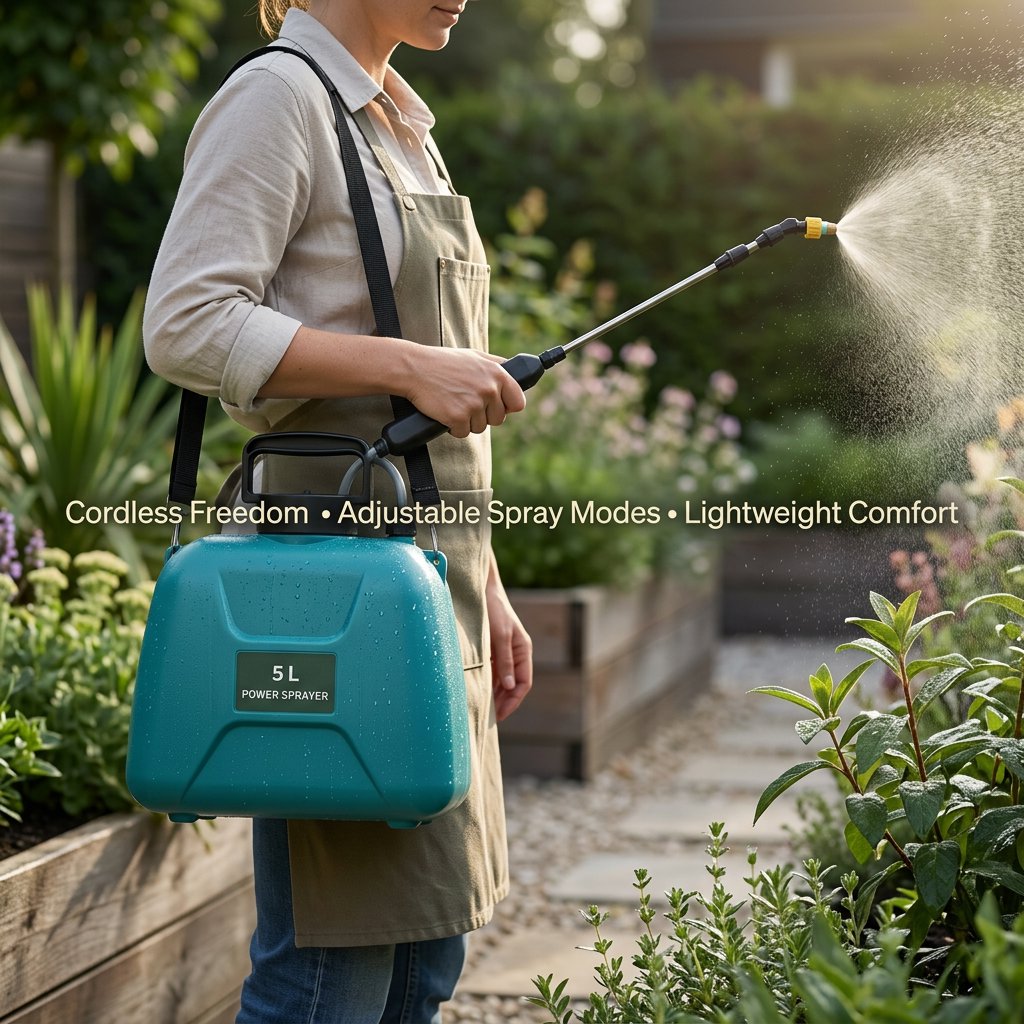 Electric Water Sprayer Gun I Cordless Sprayer gun for gardening - BAS Kuwait Bab Al Saif 