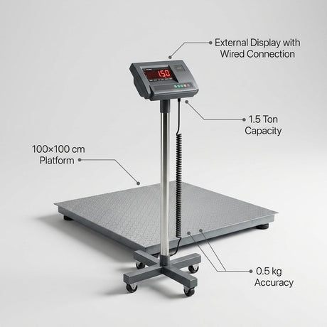 Electronic Platform Weight Scale 1.5 Tons - BAS Kuwait Bab Al Saif 