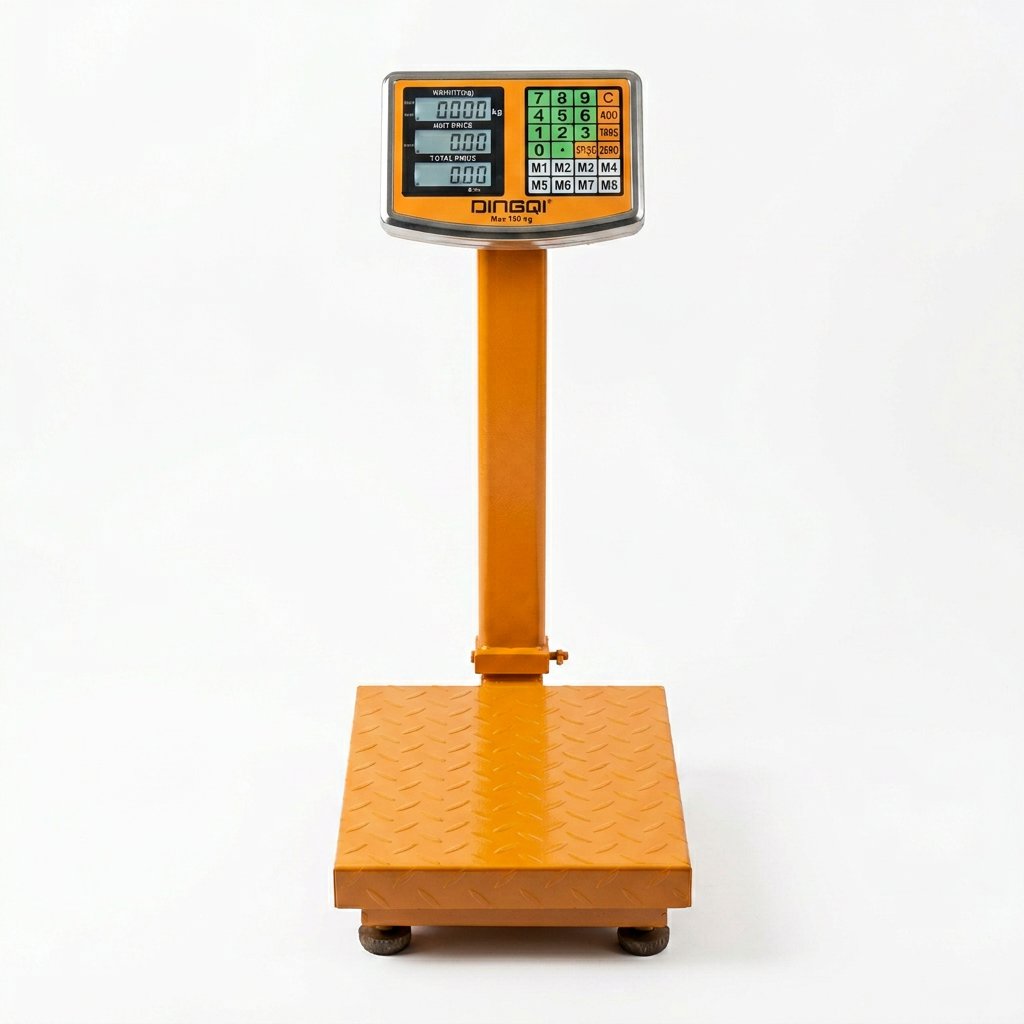 Electronic PLatform Weight Scale 150 kg Dingqi brand - BAS Kuwait Bab Al Saif 