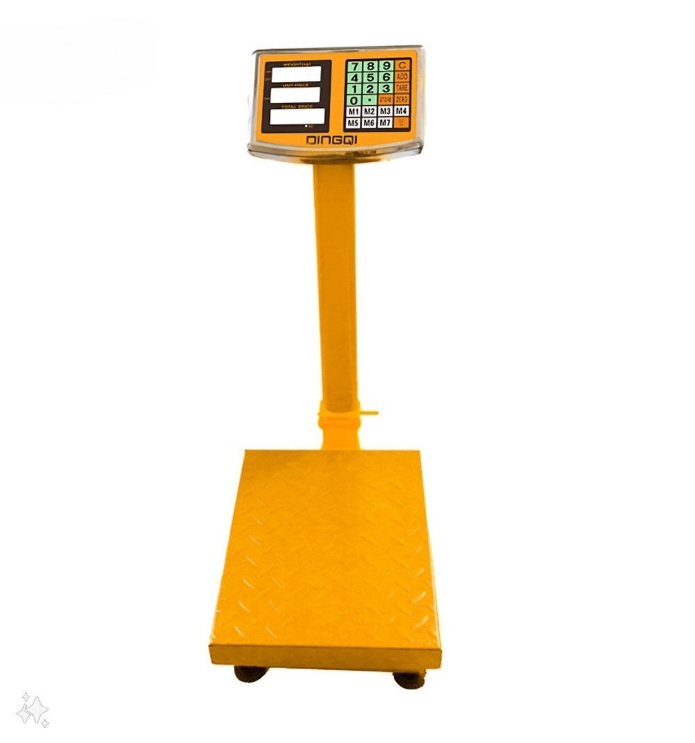 Electronic PLatform Weight Scale 150 kg Dingqi brand - BAS Kuwait Bab Al Saif Standard Standard 
