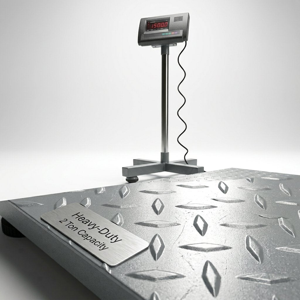 Electronic Platform Weight Scale 2 Tons - BAS Kuwait Bab Al Saif 