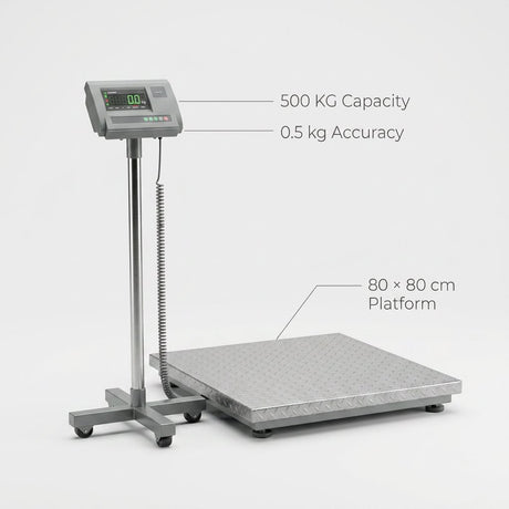 Electronic Platform Weight Scale 500 kg - BAS Kuwait Bab Al Saif 