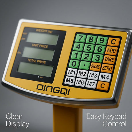 Electronic Platform Weight Scale 500 kg Dingqi brand - BAS Kuwait Bab Al Saif 