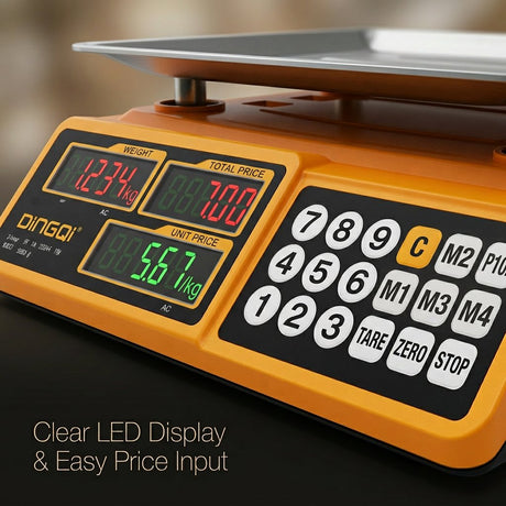 Electronic Weight Scale 40KG Price Computing Dingqi Brand - BAS Kuwait Bab Al Saif 