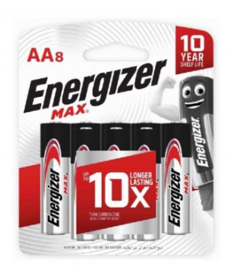 Energizer AA Batteries (8pcs) - BAS Kuwait Bab Al Saif Standard Aa 