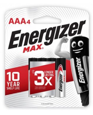 Energizer AAA Batteries (4pcs) - BAS Kuwait Bab Al Saif Standard Aaa 